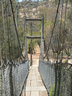 Suspension bridge york wa