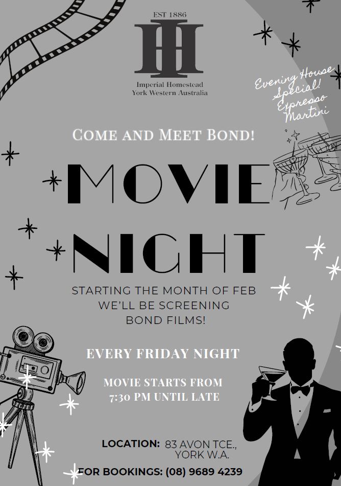 Come and Meet Bond! Movie Night @ The Imperial